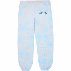Sp5der AOP Web Sweatpants Heather Grey