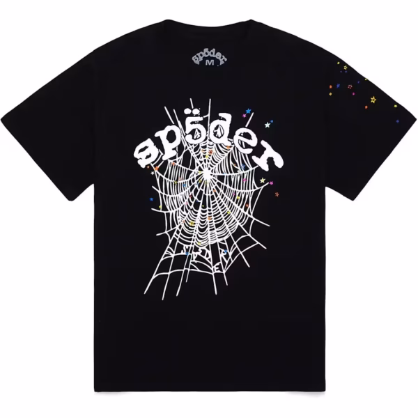 Sp5der-OG-Web-V2-Tee-Black Front Look