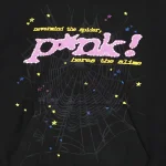 Sp5der P*NK Hoodie Black - Image 4