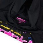 Sp5der P*NK Hoodie Black - Image 3