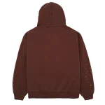 Sp5der-Web-Hoodie-Brown Back