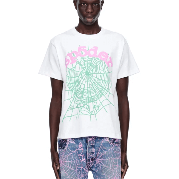 Sp5der OG Web Tee White