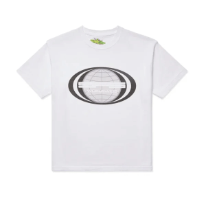 Sp5der Jumbo Globe Tee White