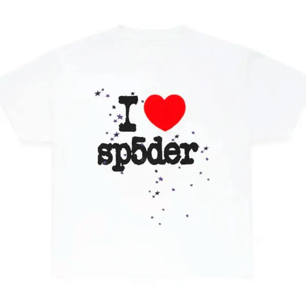 Sp5der I Heart SP5DER Tee White Sp5der I Heart SP5DER Tee White