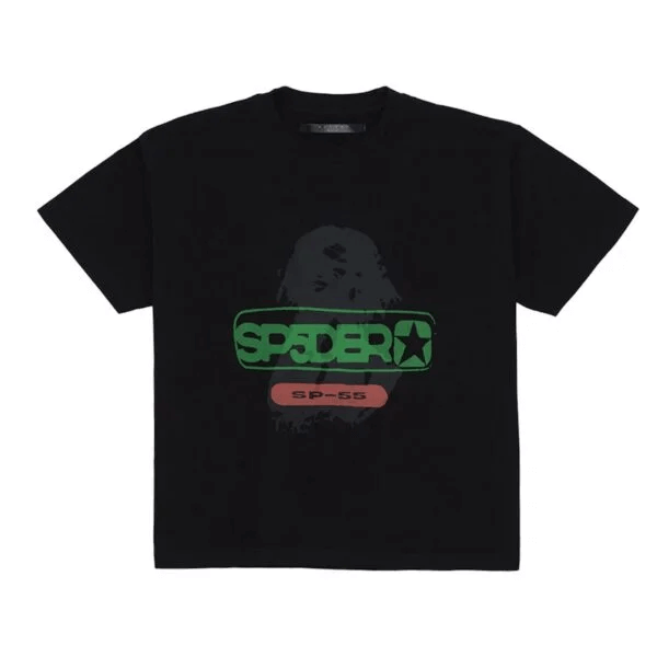 Sp5der Oversized Reunion Tee Black Sp5der Oversized Reunion Tee Black