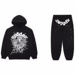 Sp5der OG Web Tracksuit Black