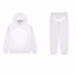 Sp5der OG Web Tracksuit Heather Grey