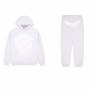 Sp5der OG Web Tracksuit Heather Grey