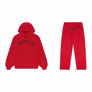 SP5DER VVS TRACKSUIT RED