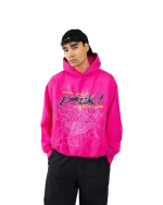 Sp5der P*NK Hoodie Pink - Image 4