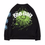 Young Thug Sp5der Juice World 999 Black Crewneck Sweatshirt