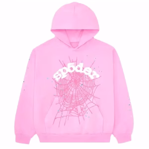 Sp5der OG Web Hoodie Pink