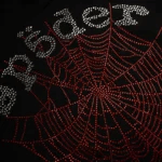 Sp5der OG Rhinestone Logo Hoodie Black