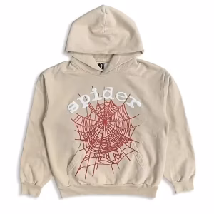 SP5DER LOGO HOODIE CREAM