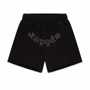 Sp5der OG Web V2 Phantom Sweatshort Black