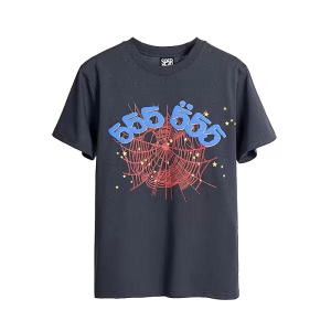 Sp5der T-Shirt 555 Dark Grey