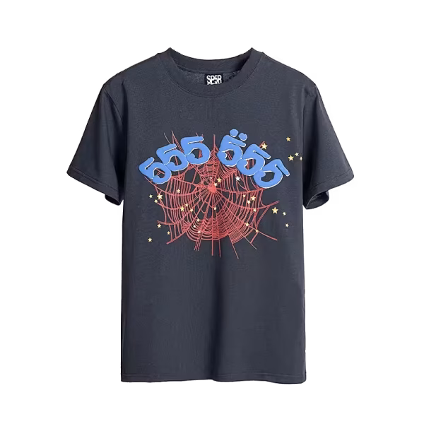 Sp5der T-Shirt 555 Dark Grey