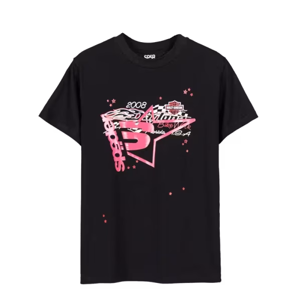 Sp5der T-Shirt Motocross Black