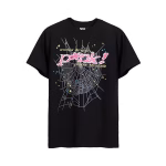 Sp5der T-Shirt P*nk Black