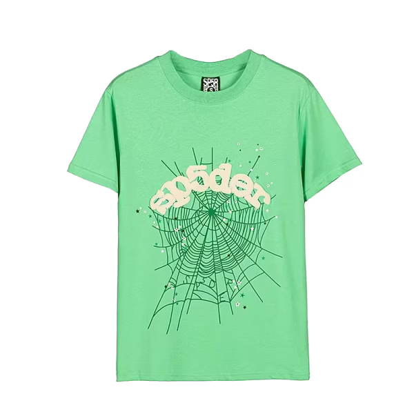 Sp5der T-Shirt Web Green